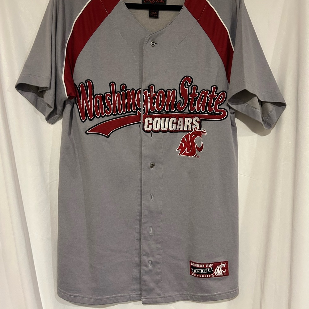 Jansport Gray and Red Washington State Cougars Women's Jersey